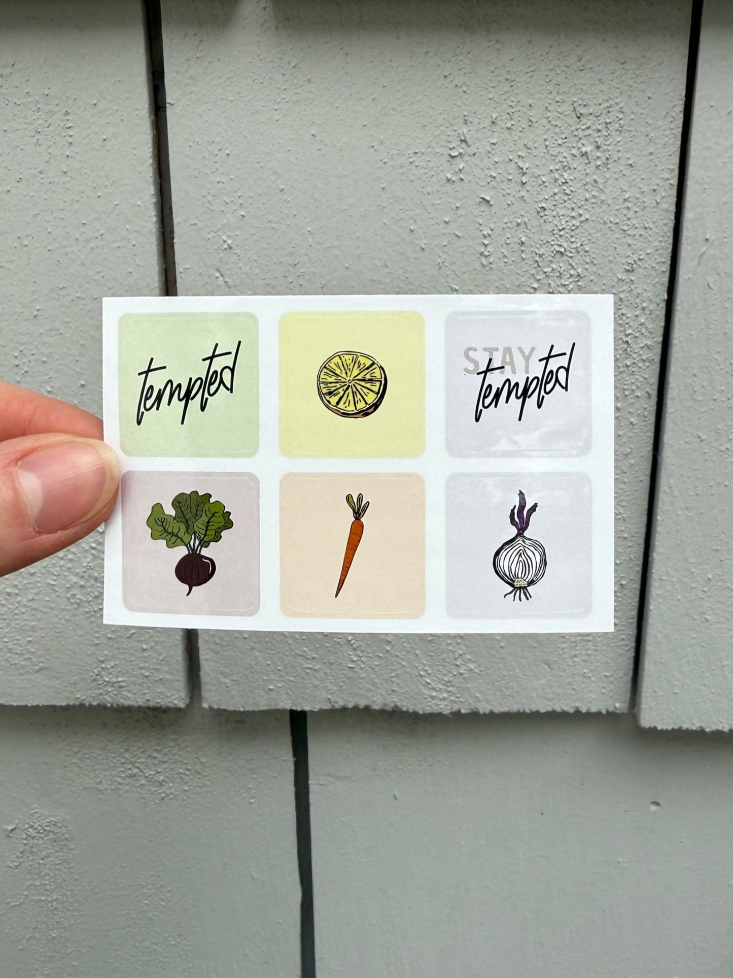 Tempted Sticker Pack (Pre-order)