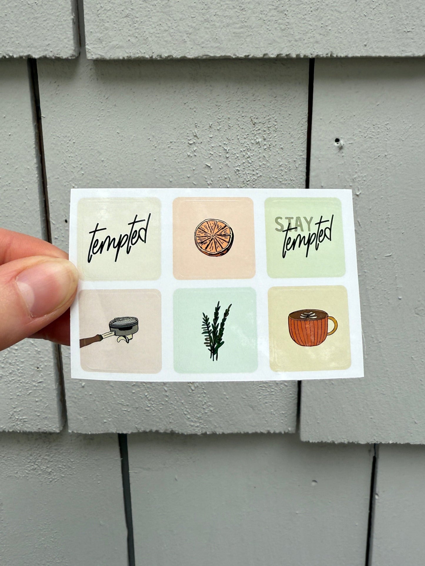 Tempted Sticker Pack (Pre-order)