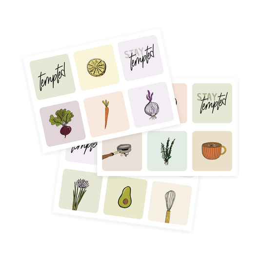 Tempted Sticker Pack (Pre-order)